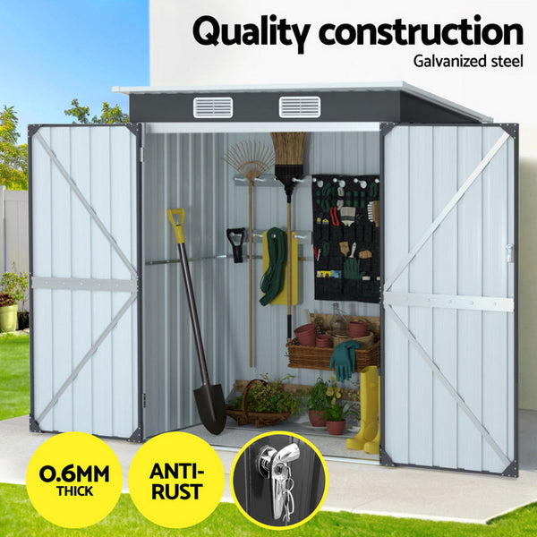 Giantz Garden Shed 1.62X1m Outdoor Storage Tool Workshop House Shelter Storage Units