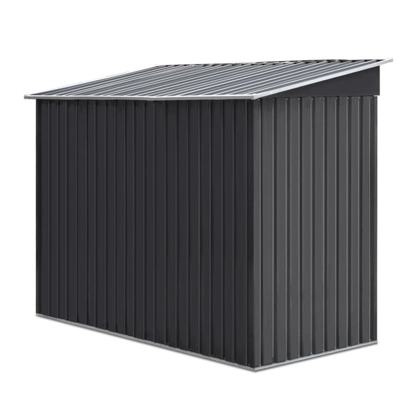 Giantz Garden Shed 2.38X1.31M W/Metal Base Sheds Outdoor Storage Tool Workshop Sliding Door Storage Units