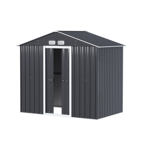 Giantz Garden Shed Outdoor Storage 2.15X1.3M Tool Workshop House Shelter Sliding Door Storage Units