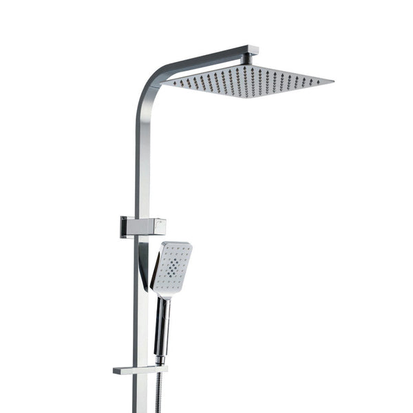 Cefito 10'' Rain Shower Head Set Handheld Square High Pressure Chrome Shower Heads & Combos
