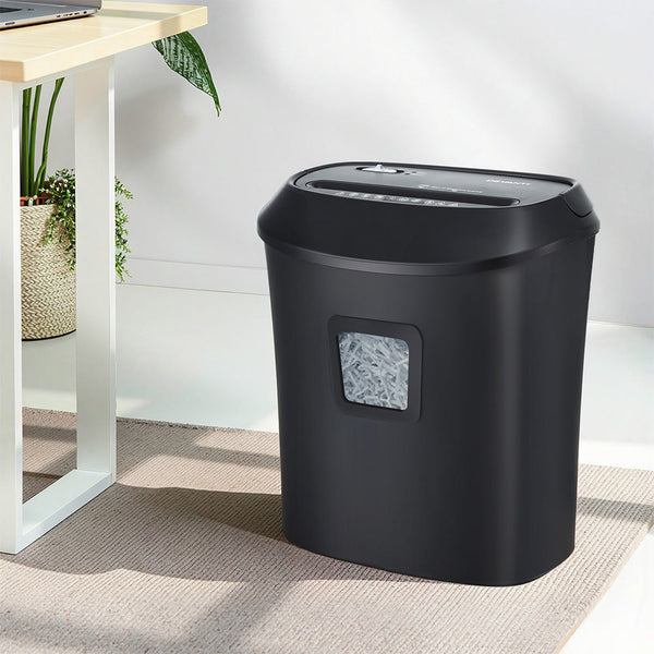Devanti Electric Paper Shredder For Home Office 10 A4 Paper Sheet Cross Cut Paper Paper Shredders