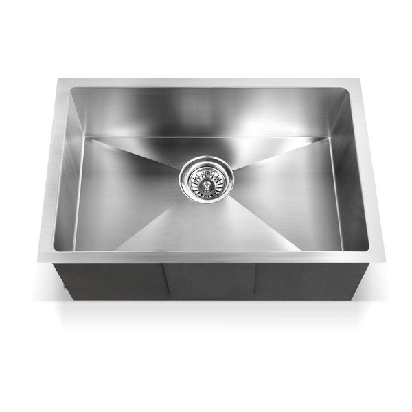 Cefito Kitchen Sink 60X45cm Stainless Steel Basin Single Bowl Silver Kitchen Sinks
