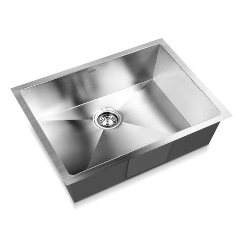 Cefito Kitchen Sink 60X45cm Stainless Steel Basin Single Bowl Silver Kitchen Sinks