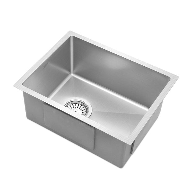 Cefito Kitchen Sink 44X34cm Stainless Steel Nano Basin Single Bowl Silver Kitchen Sinks