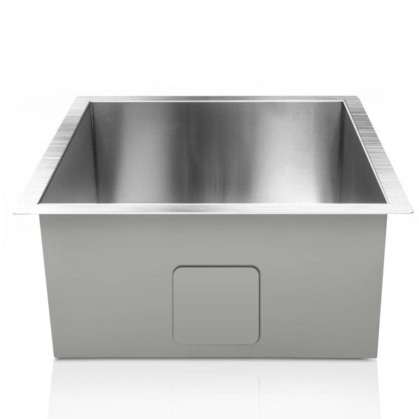 Cefito Kitchen Sink 36X36cm Stainless Steel Nano Basin Single Bowl Silver Kitchen Sinks