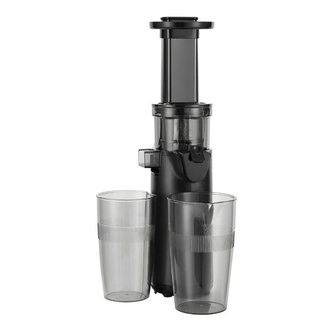 Devanti Slow Juicer Cold Press Fruit Juice Extractor 130W Black Juicers