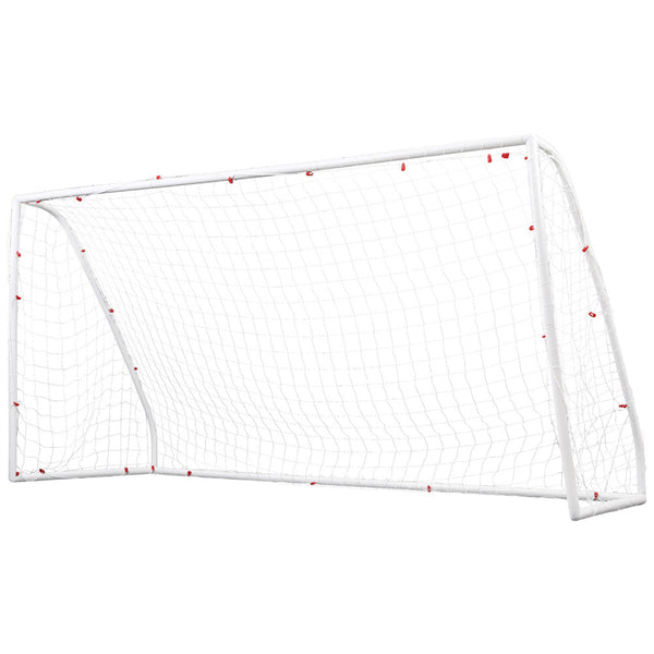Everfit 12Ft Soccer Football Goal Net Upvc Frame With Pe Mesh Weatherproof Portable Goals For Backyard Training Competitive Play Soccer Goals