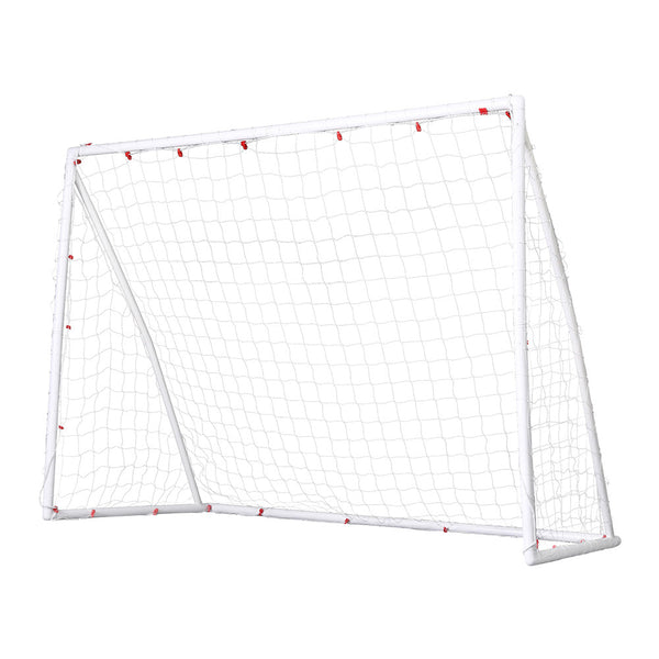 Everfit 8Ft Soccer Football Goal Net Upvc Frame With Pe Mesh Weatherproof Portable Goals For Backyard Training Competitive Play Soccer Goals