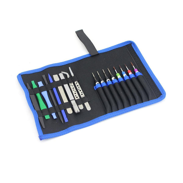 Seventeen In One Multi Functional Repair Tool Set For Mobile Phones With Bag Hand Tool Sets