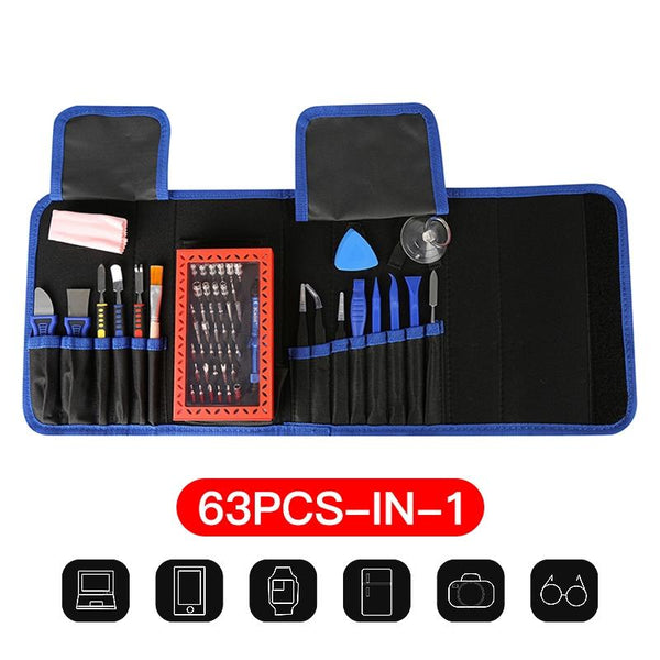 63 In 1 Magnetic Precision Screwdriver Set For Electronic Device Maintenance Screwdrivers & Nutdrivers