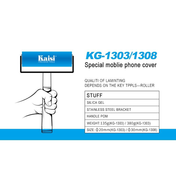 Kaisi Silicone Roller Tool For Screen Protector Application And Installation Mobile Phone Parts