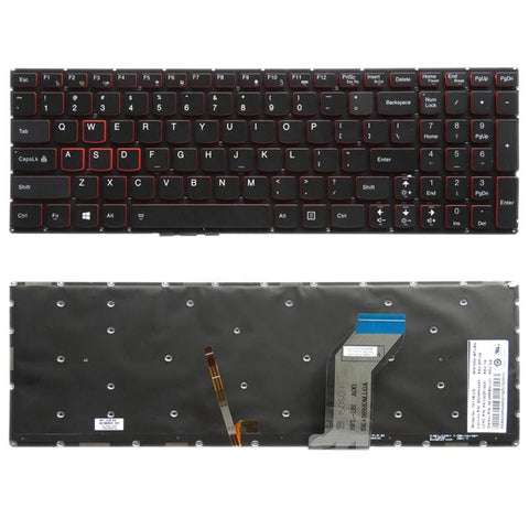 Backlit Keyboard For Lenovo Ideapad Y700 Series Us Version Replacement Keyboards