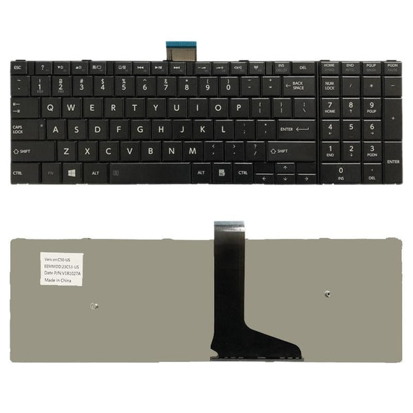 Keyboard For Toshiba Satellite C50 C55 Series Us Version Replacement Part Keyboards