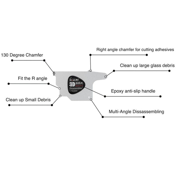 Ten Pack Qianli Ultra Thin Pry Spudger For Mobile Phone Screen Disassembly Mobile Phone Parts