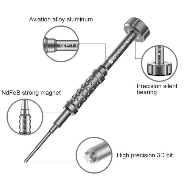 6 In 1 3D Screwdriver For Mobile Phone Dismantling Tool Bst 898 Mobile Phone Parts