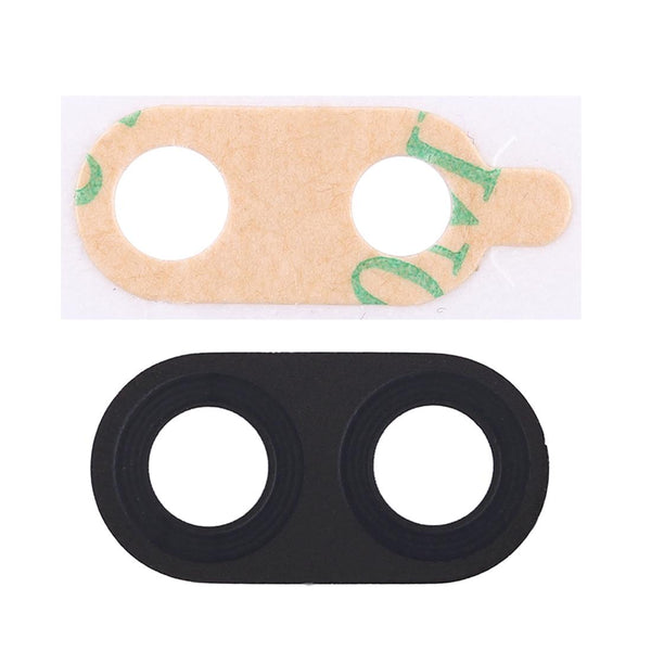 10 X Back Camera Lens Covers With Sticker For Galaxy C8 / C710 Black Mobile Phone Parts