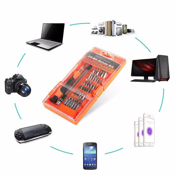 Fifty Eight Piece Mobile Phone Repair Screwdriver Set With Various Bits Mobile Phone Parts