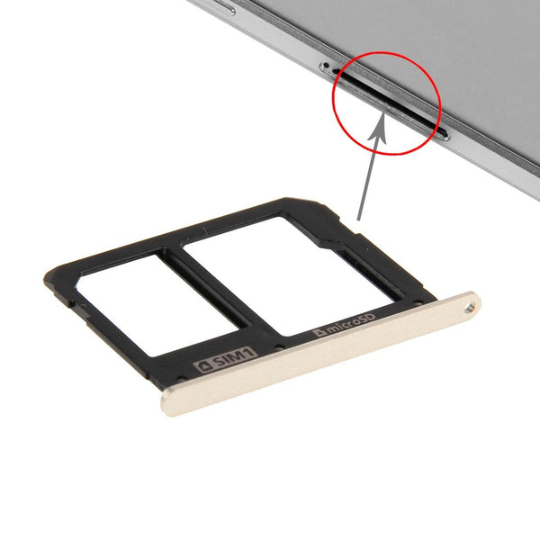 Gold Sim And Micro Sd Card Trays For Samsung Galaxy A9 2016 A9000 Mobile Phone Parts