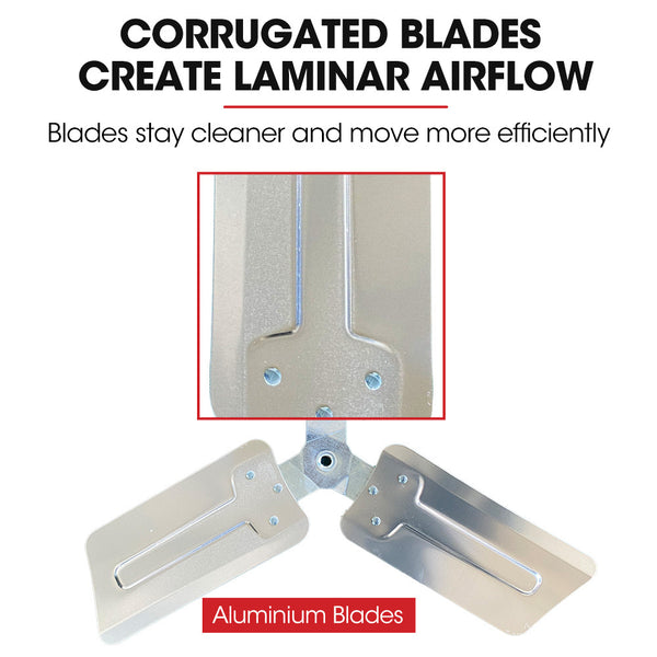 Baumr Ag Baumr Ag 30' 762Mm 300W Pedestal Fan Large Commercial Heavy Duty Speed Eess Certified Portable Fans