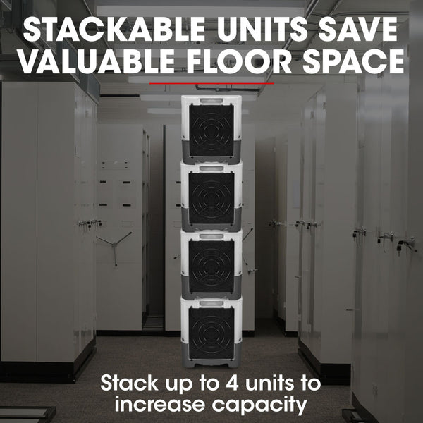 Baumr Ag Baumr Ag 50L/Day Commercial Air Dehumidifier For Mould Portable Stackable Lcd Display Wheels Dehumidifiers