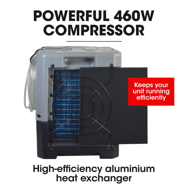 Baumr Ag 50L/Day Commercial Air Dehumidifier For Mould Portable Stackable Lcd Display Wheels Dehumidifiers