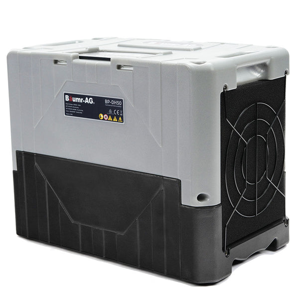 Baumr Ag 50L/Day Commercial Air Dehumidifier For Mould Portable Stackable Lcd Display Wheels Dehumidifiers