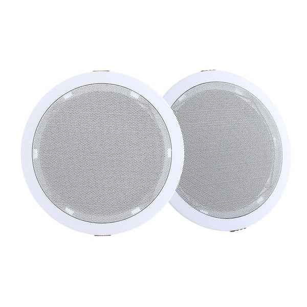 2 X 6" In Ceiling Speakers Home 80W Theatre Stereo Outdoor Multi Room Audio Docks & Mini Speakers