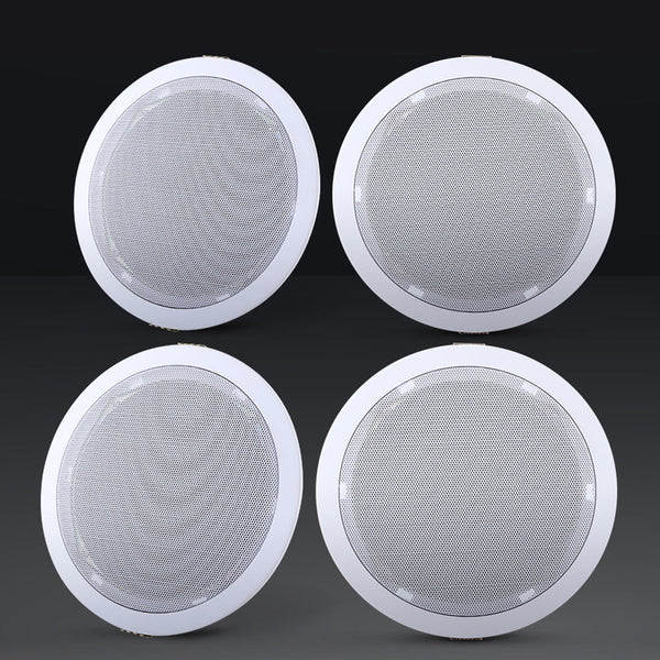 Giantz 6 Inch Ceiling Speakers In Wall Speaker Home Audio Stereos Tweeter 4Pcs Audio Docks & Mini Speakers