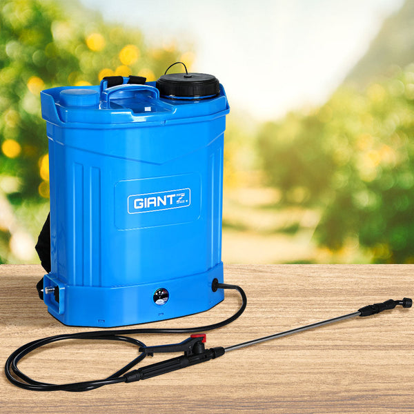 Giantz Weed Sprayer Electric 16L Knapsack Backpack Pesticide Spray Farm Garden Weed Sprayers