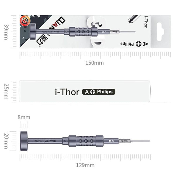 Precision 3D Texture Phillips Screwdriver Qianli Ithor S2 For Electronics Repair Screwdrivers & Nutdrivers