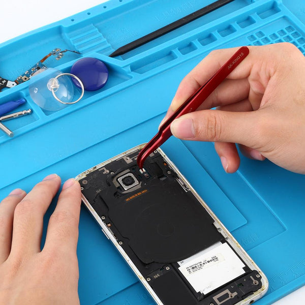 High Tenacity Curved Tweezers For Mechanics Durable Precision Tools Electronics Tweezers