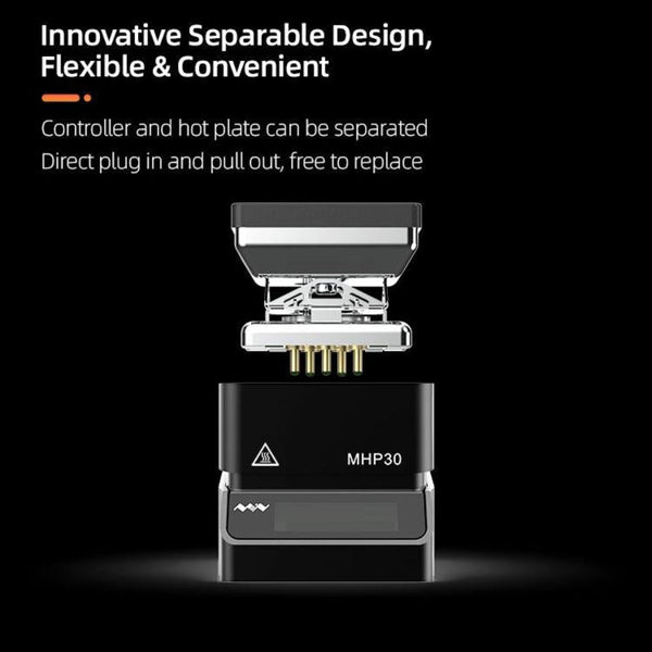 Miniware Mhp30 Pd Hot Plate Preheater For Efficient Heating Tasks Soldering & Rework Stations