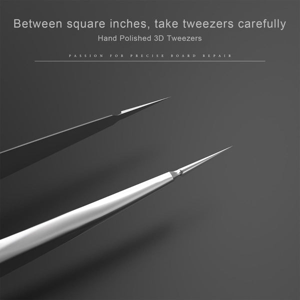 Veile Studios 3D Hand Polished Tweezer Made Of Stainless Steel For Precision And Versatility Jewellery Making Tweezers