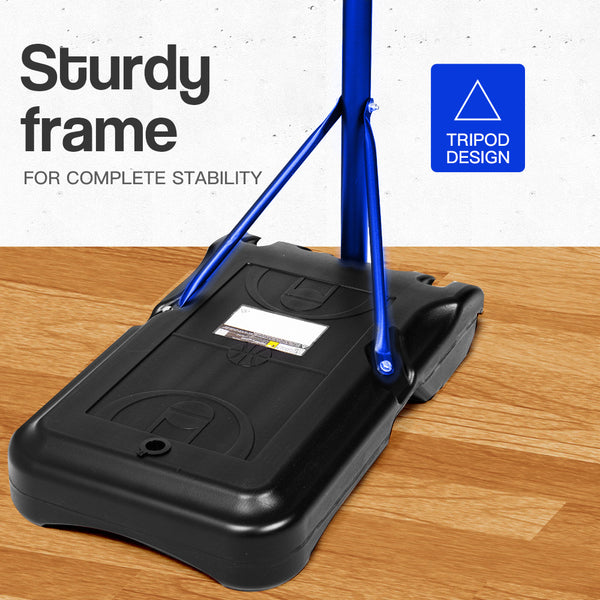 Dr. Dunk Dr.Dunk Basketball Stand System Kids Hoop Portable Height Rim Ring Basketball Backboards