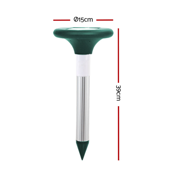 Gardeon Snake Repeller Set Of 20 Multi Pulse Solar Led Plus Ultrasonic Pest Rodent Repellents & Deterrents