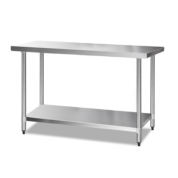 Cefito 1524X610mm Stainless Steel Kitchen Bench 304 Work Benches