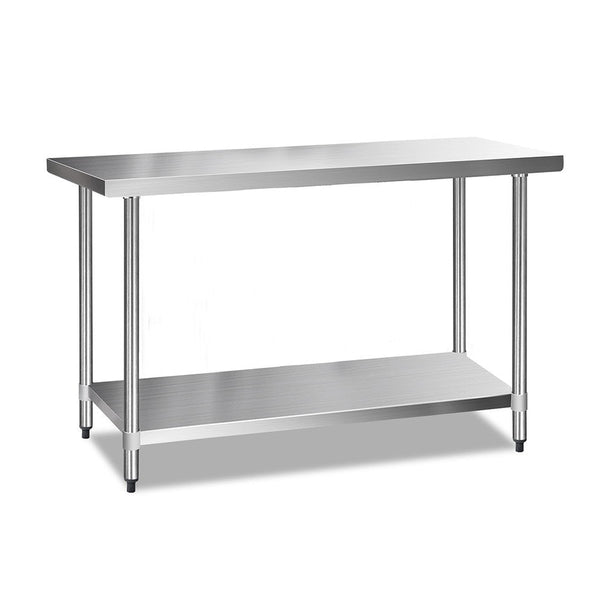 Cefito 1524X610mm Stainless Steel Kitchen Bench 430 Work Benches