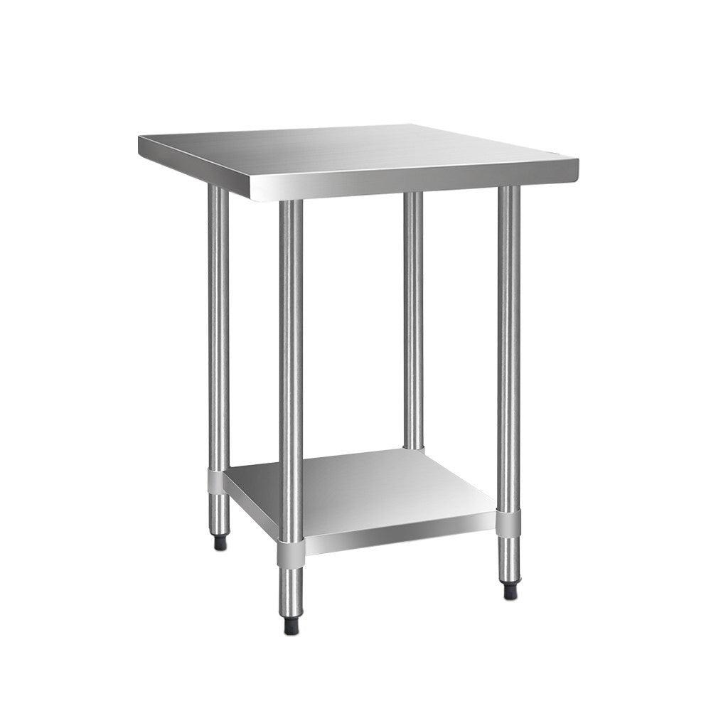 Cefito 760X760mm Stainless Steel Kitchen Bench 430 Work Benches
