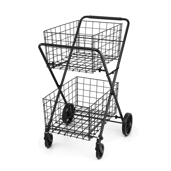 Emajin Foldable Shopping Trolley Cart Shopping Trolleys Baskets