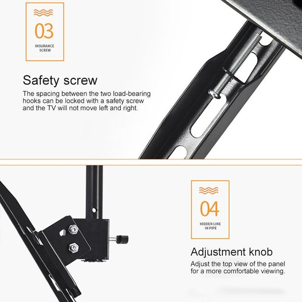 Single Screen Television Wall And Ceiling Mount For 26 To 60 Inch Displays Tv Stands & Mounts