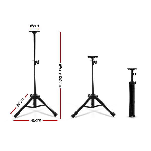 Alpha Stand 65 120Cm Height Surround Sound Studio Home 2Pcs Speaker Mounts & Stands