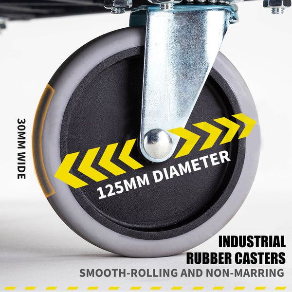 Baumr Ag Baumr Ag Parts Bin Trolley Service Utility Cart Storage Mobile Tool Workshop Tool Storage Organisers