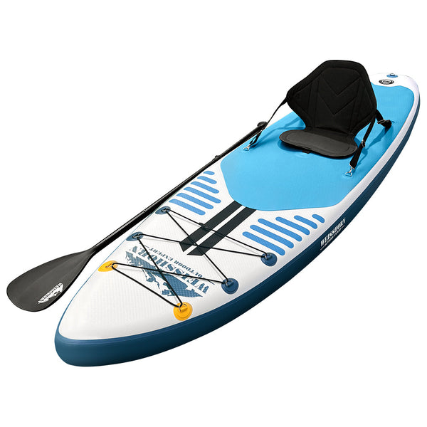 Weisshorn Stand Up Paddle Board 10.6Ft Inflatable Sup Surfboard Paddleboard Kayak Blue Surfboards