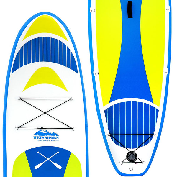 Weisshorn Stand Up Paddle Board 11Ft Inflatable Sup Surfboard Paddleboard Kayak Yellow Surfboards