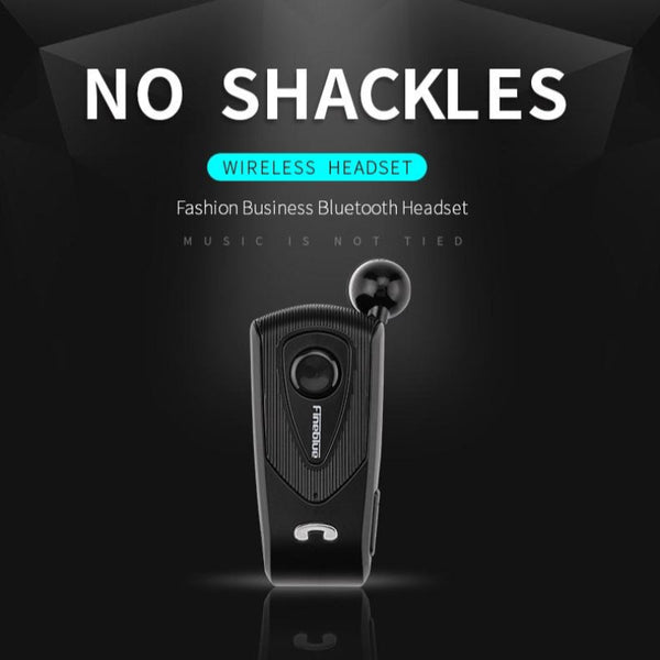 Retractable Bluetooth Headset With Caller Reminder And Anti Theft Vibration Headsets