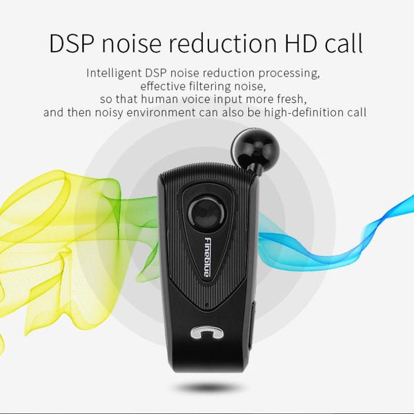 Retractable Bluetooth Headset With Caller Reminder And Anti Theft Vibration Headsets