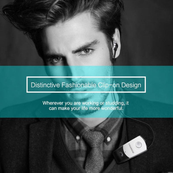 Retractable Bluetooth Headset With Caller Vibration Reminder Headsets & Earpieces