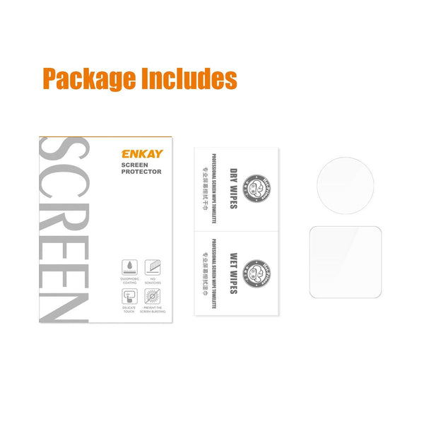 9H Tempered Glass Screen Film For Dji Action 2 Power Combo With 0.2 Millimetre Thickness Camera Screen Protectors