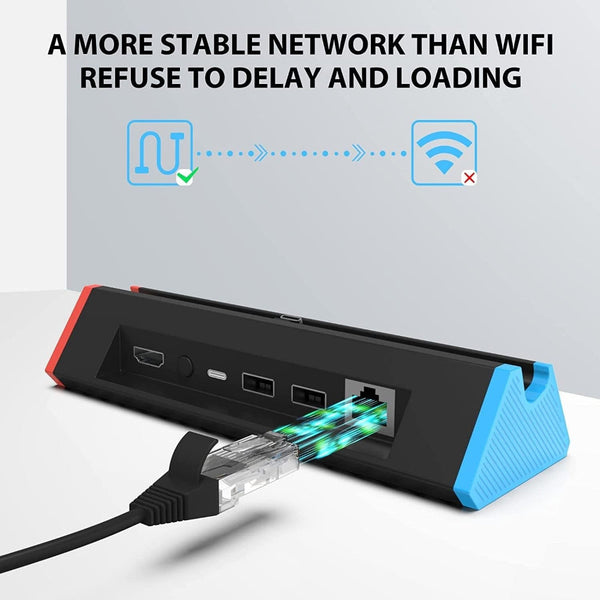 Nintendo Switch 4K Hdmi Adapter With 1000 Megabits Per Second Lan Port Cables & Adapters