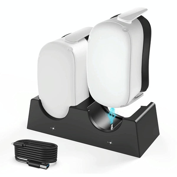 Oculus Quest 2 Dual Charging Stand For Efficient Vr Headset Chargers & Charging Docks